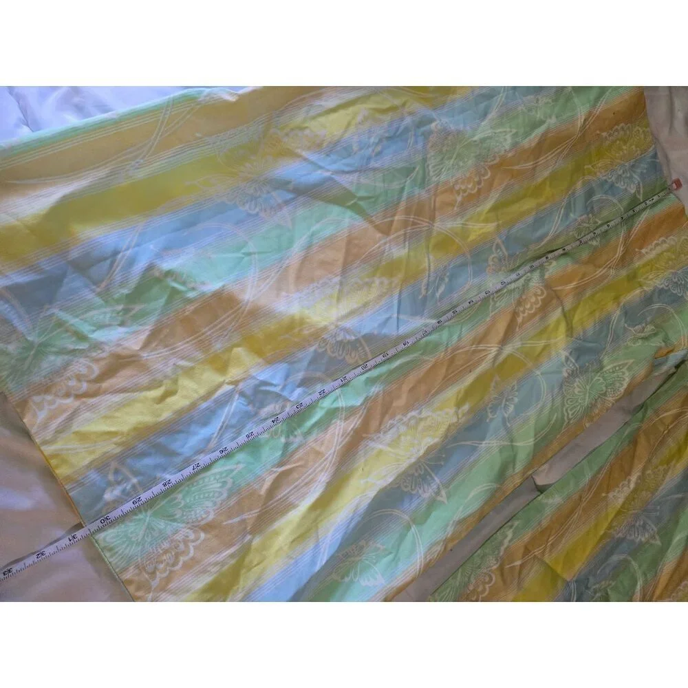 Vintage Springmaid Pastel Butterfly Set of 2 Pillowcases